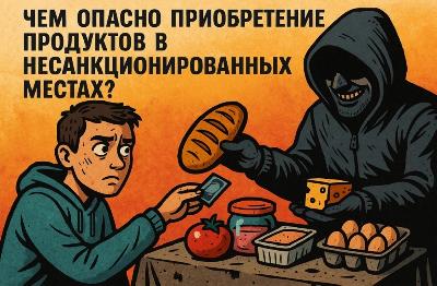 Чем опасно приобретение пищевых продуктов в несанкционированных местах? 